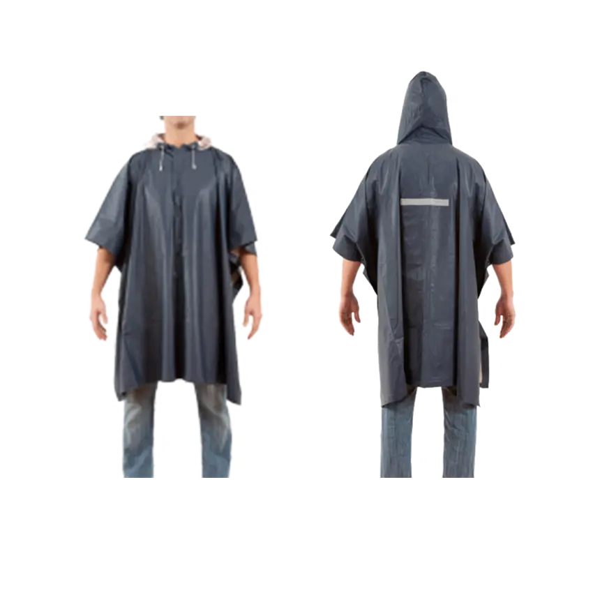 Capa de agua PVC azul talla única