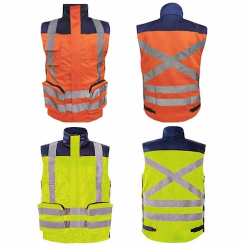 Chaleco Bicolor 360 kumen con cinta reflectante