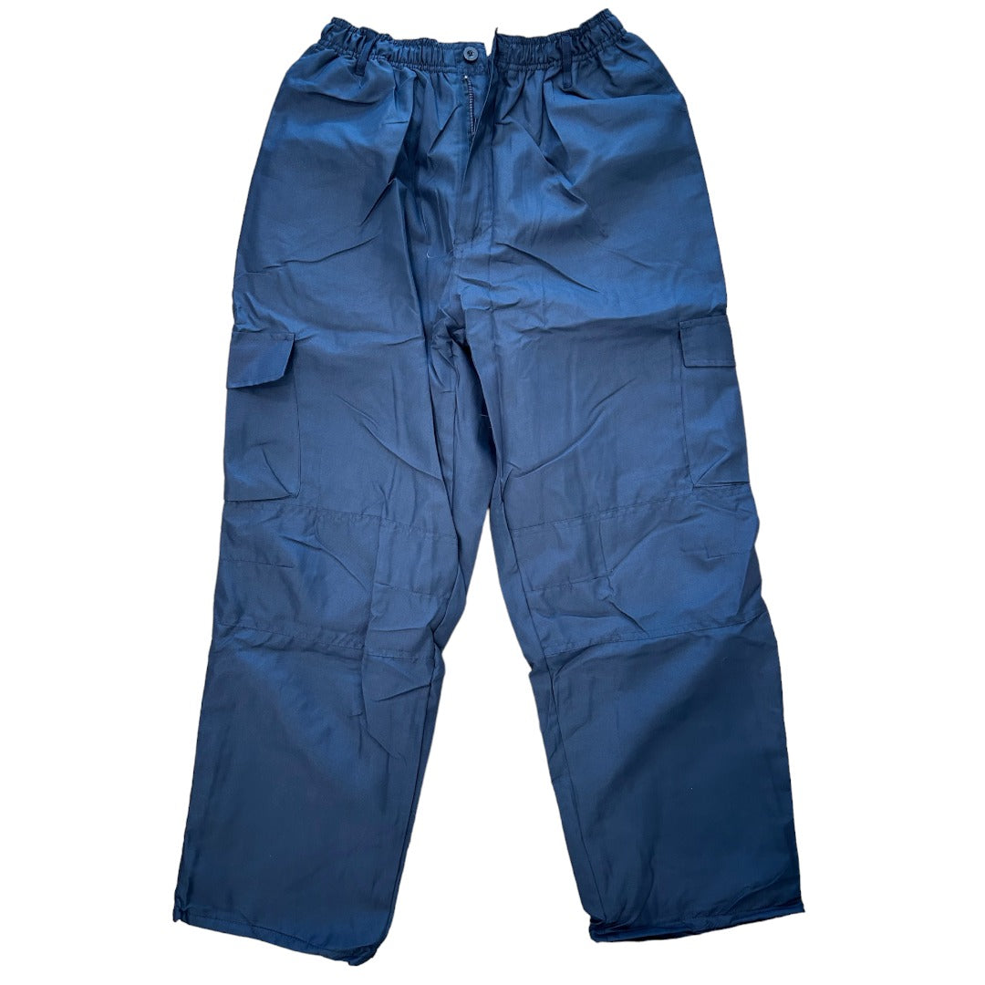 Pantalón cargo poplin con forro