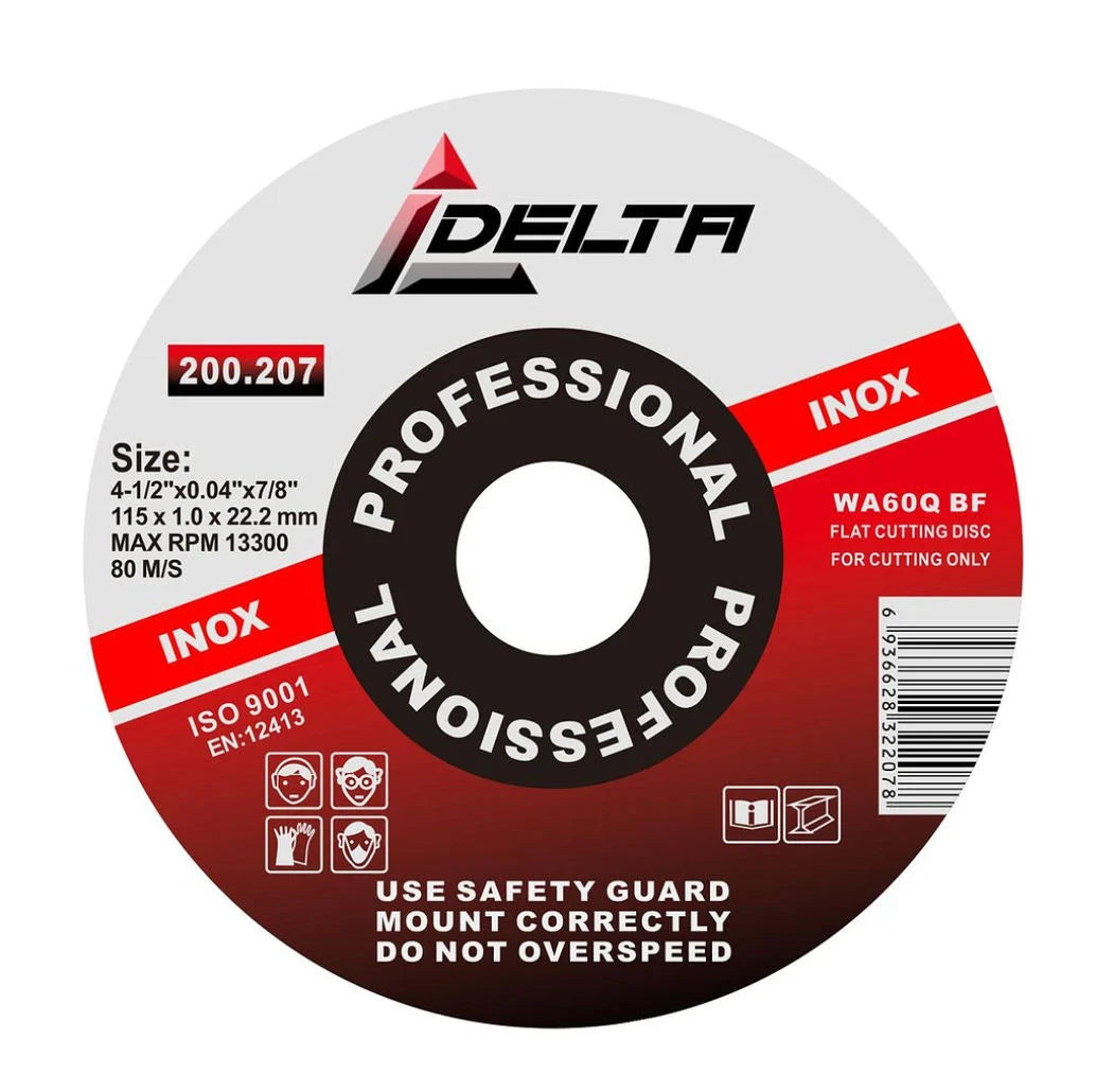 Disco Acero 4-1/2"x1mm (4-1/2x1/4"x7/8")