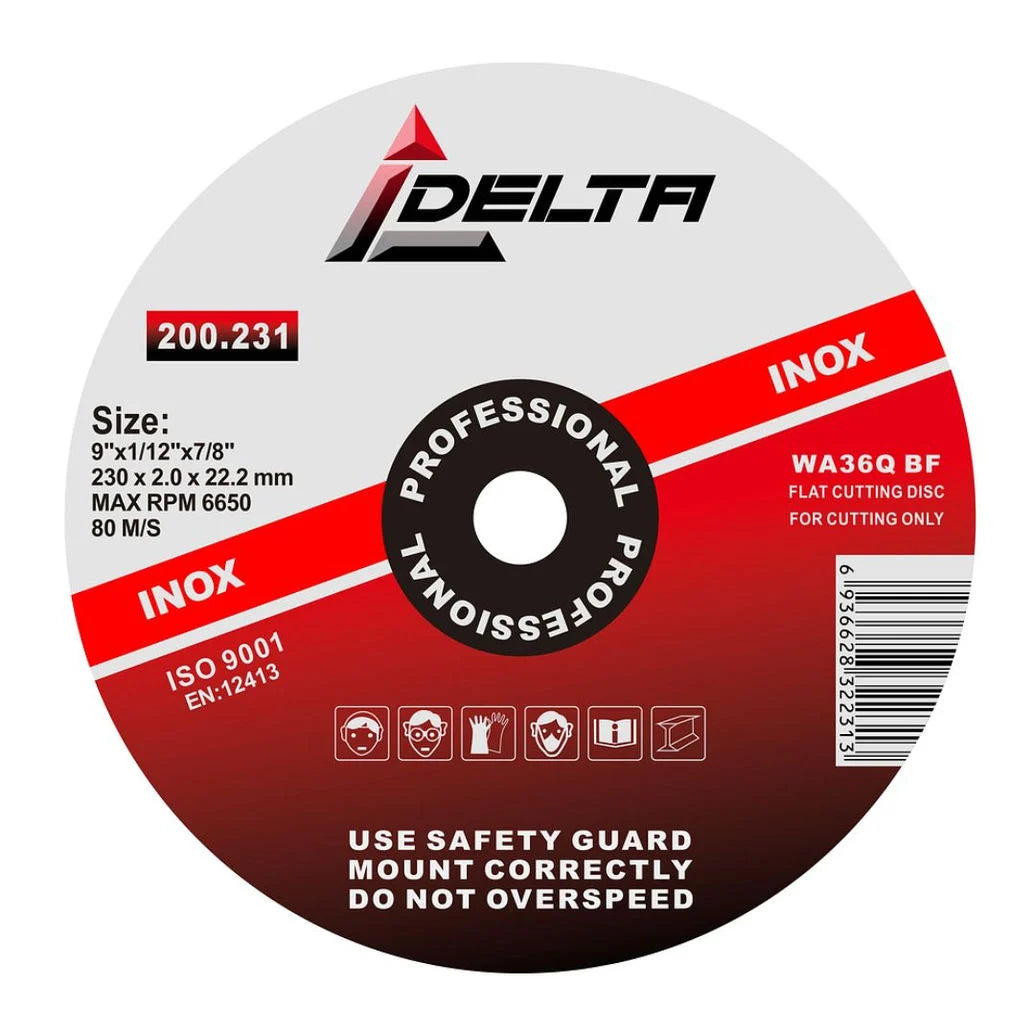 Disco Corte acero 9"x2mm (9"x1/12"x7/8")