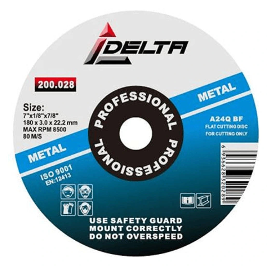 Disco corte metal 7"x3mm (7"x1/8"x7/8")