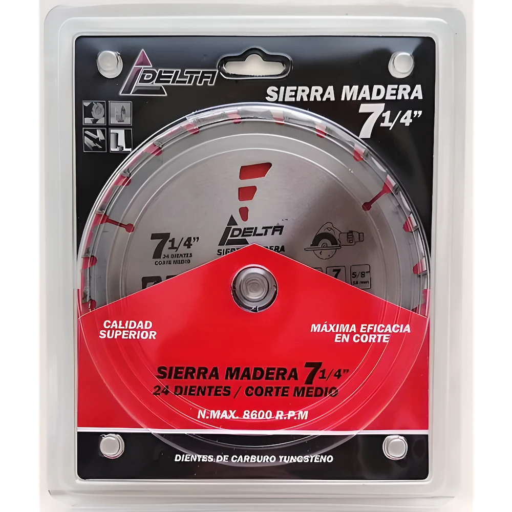 Disco sierra 7-1/4" 24 dientes