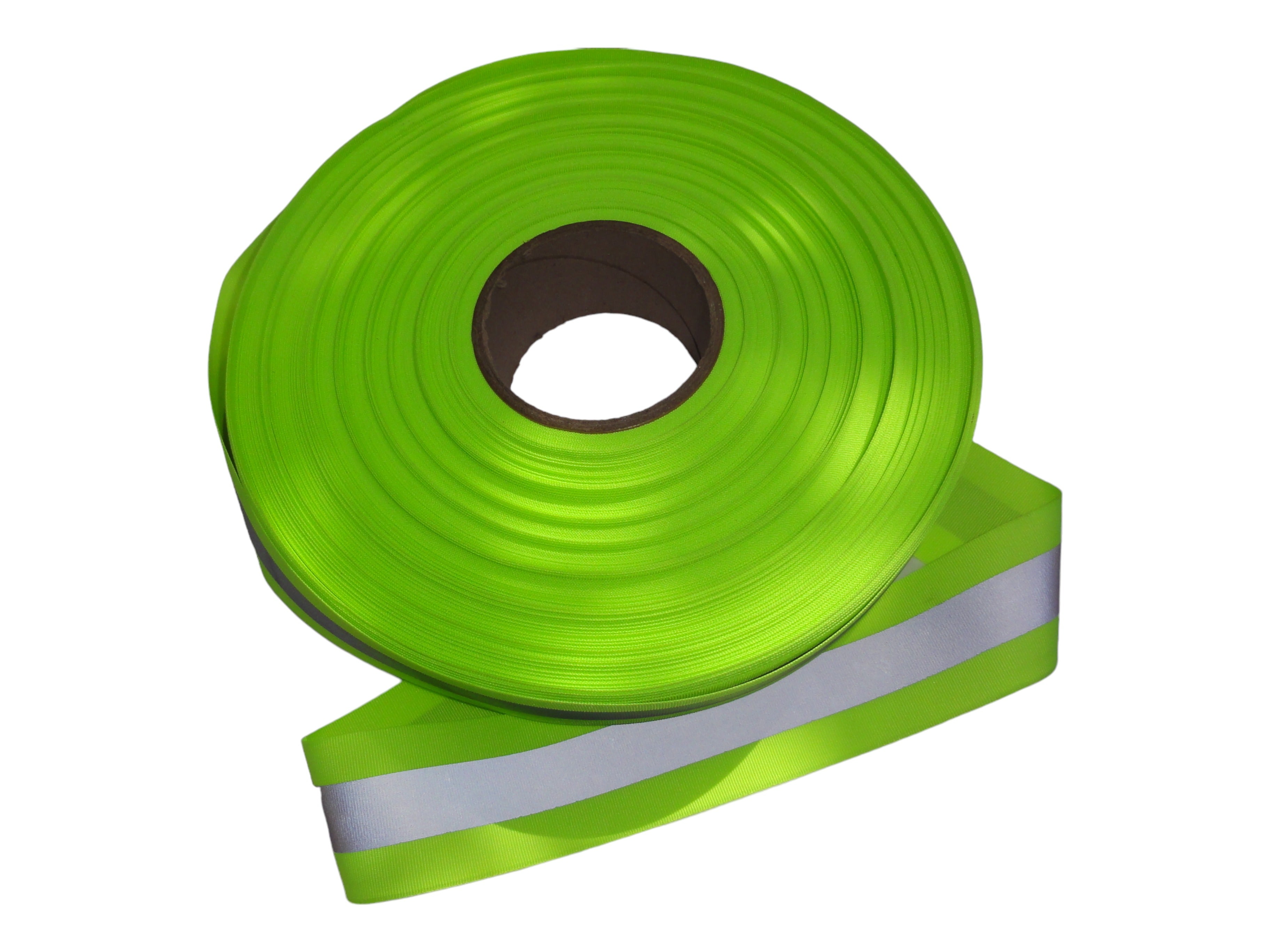 Cinta reflectante día y noche 2" x 100 metros