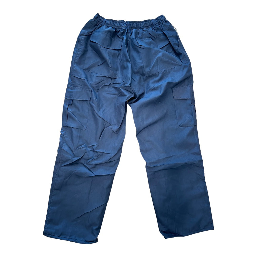 Pantalón cargo poplin con forro