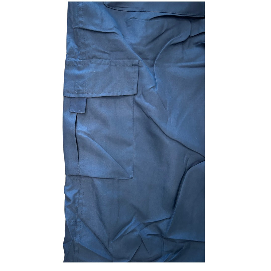 Pantalón cargo poplin con forro