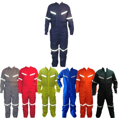 Overol poplin con reflectante