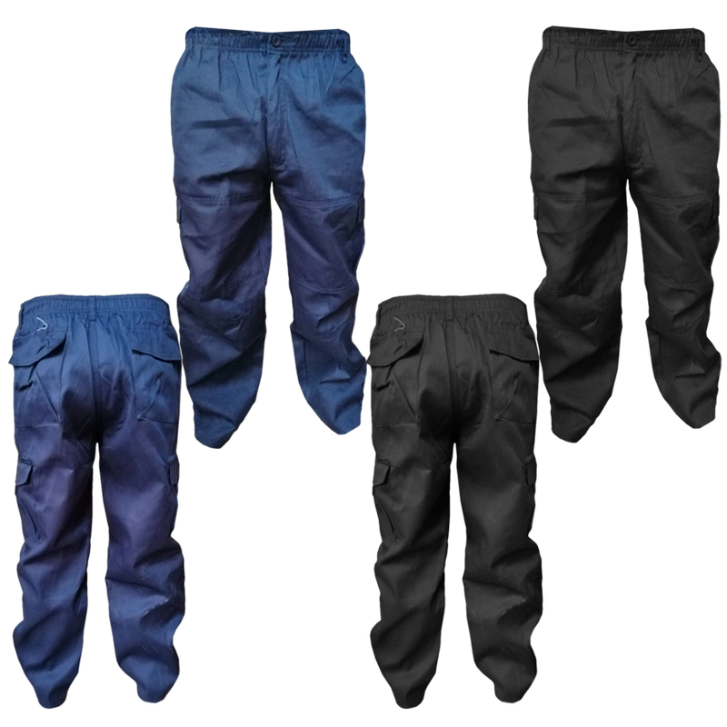 Pantalón cargo gabardina