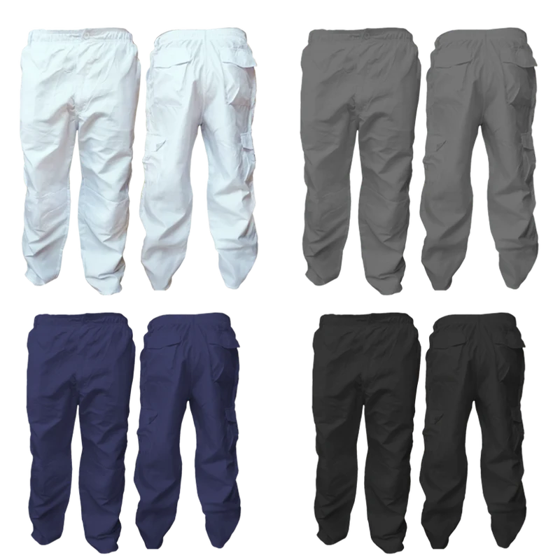 Pantalón cargo poplin