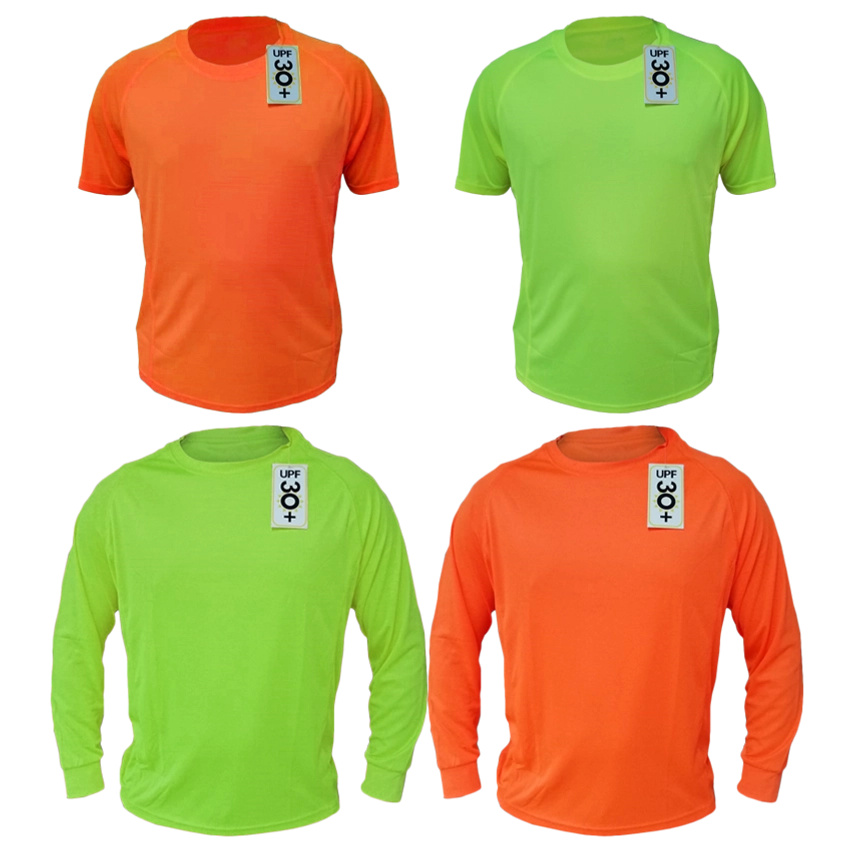 Polera Dry Fit manga larga corta hombre