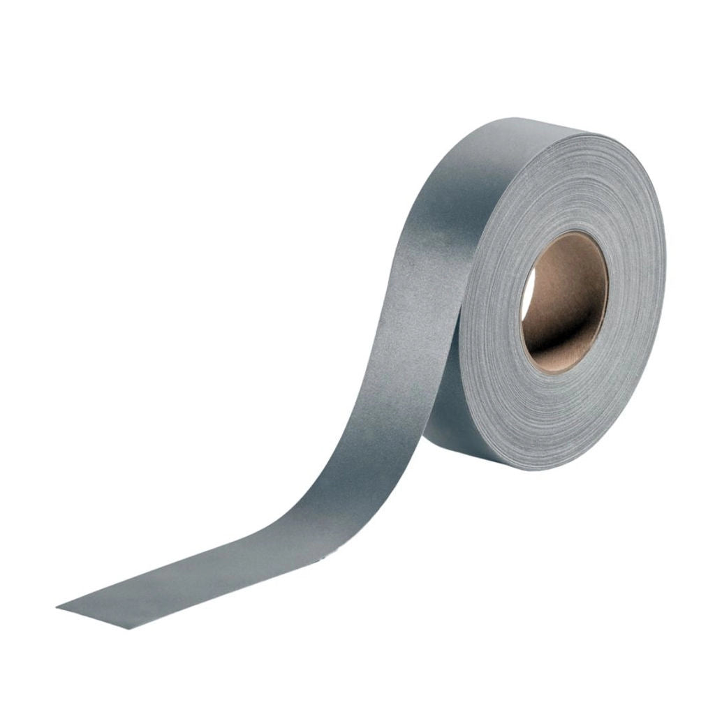 Cinta reflectante gris de 1" - 2,5cm x 100m