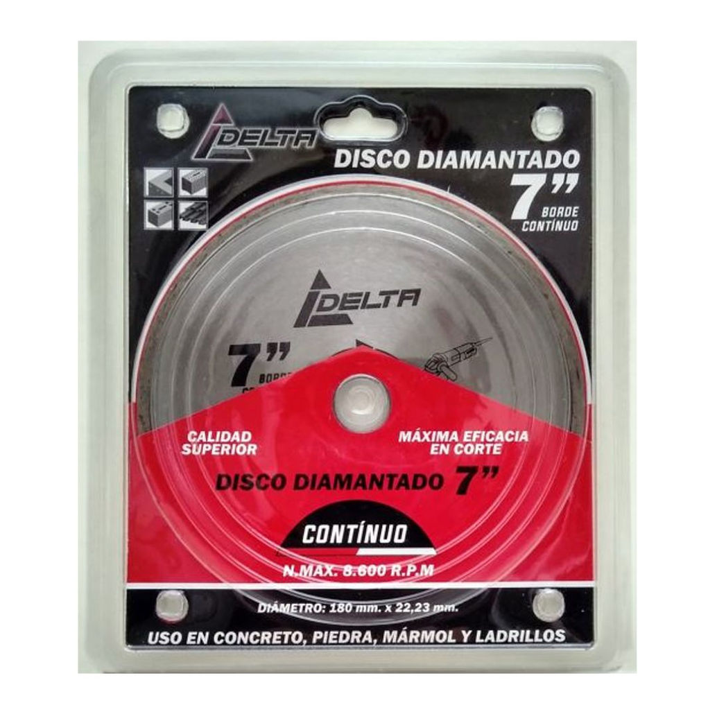 Disco diamantado 7" continuo