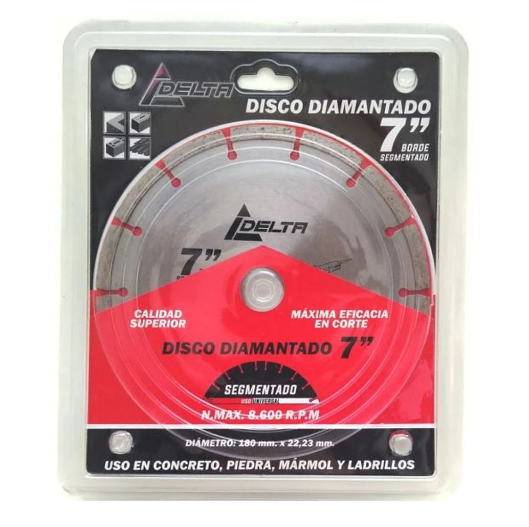 Disco diamantado 7" segmentado